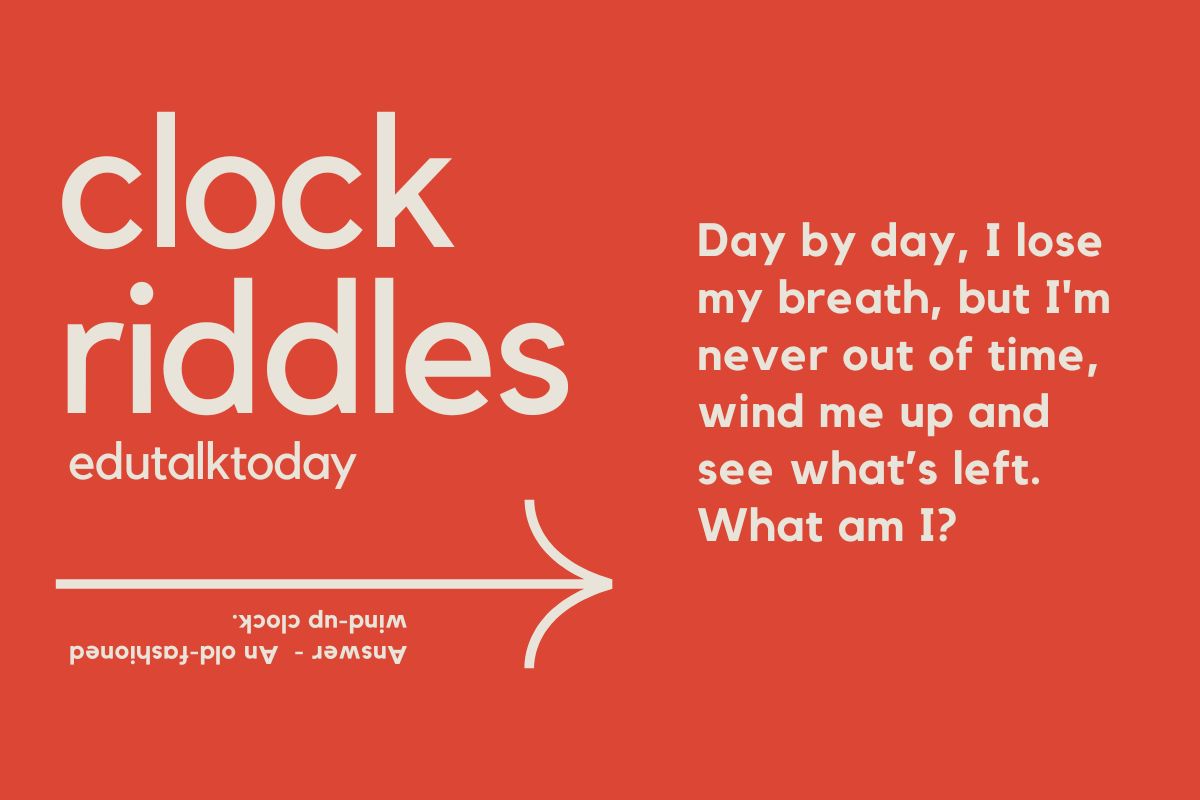 75 Clock Riddles with Answers EduTalkToday