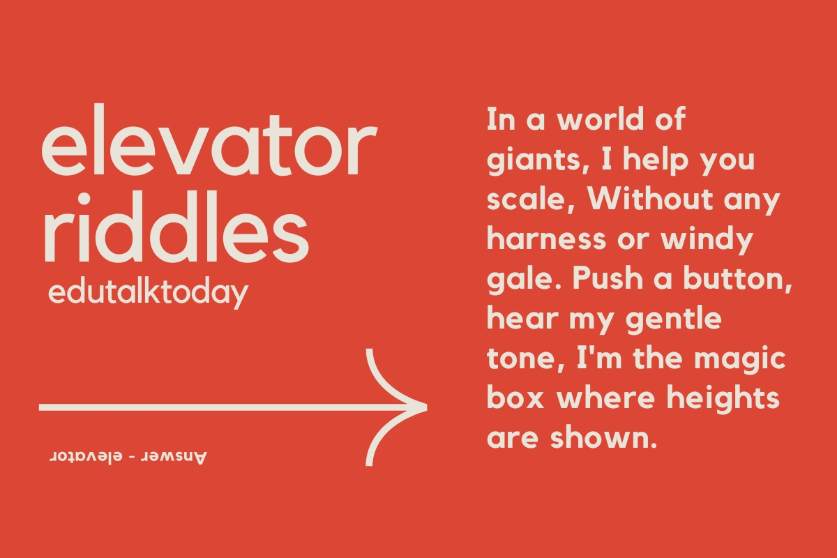 52 Elevator Riddles with Answers EduTalkToday