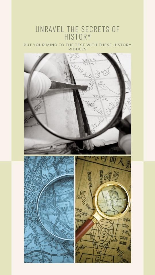 60 History Riddles with Answers EduTalkToday