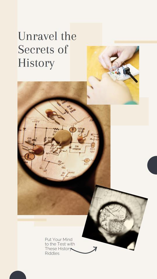 60 History Riddles with Answers EduTalkToday