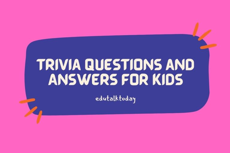 48 Trivia Questions For Kids
