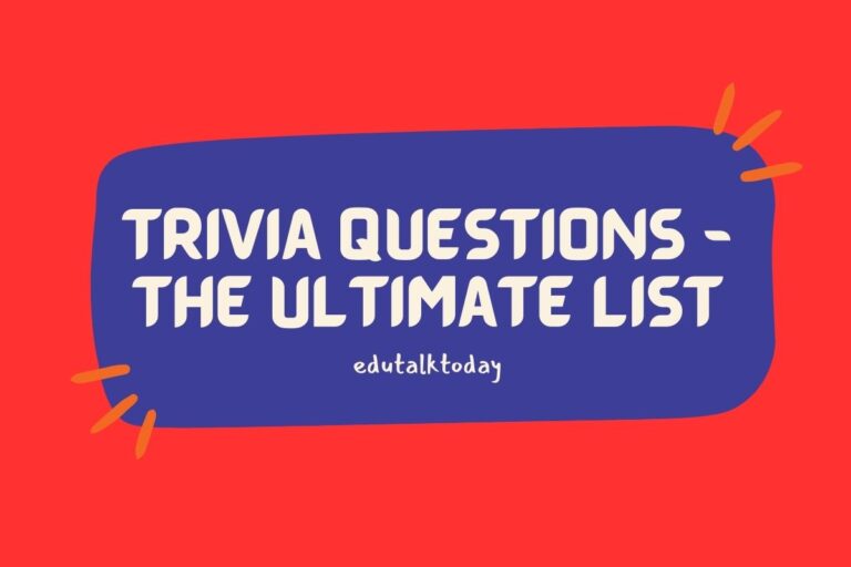 550+ Trivia Questions and Answers Across All Categories