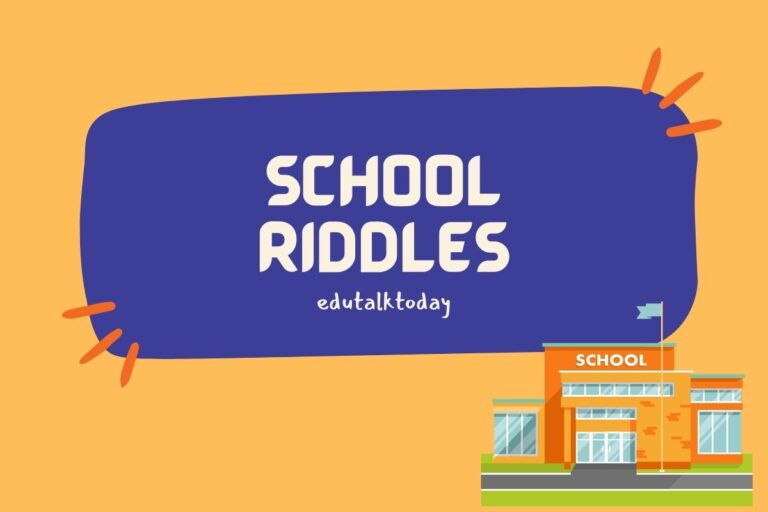 55 Riddles about School