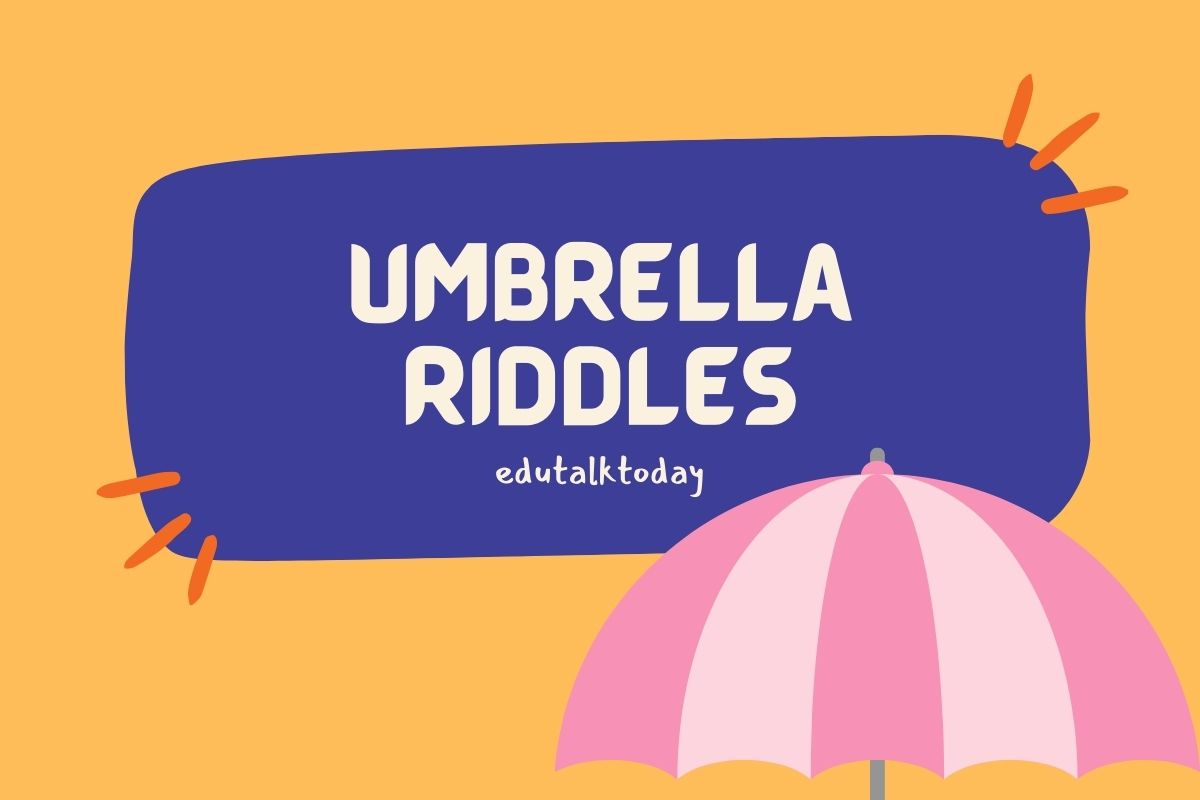 Featured image with text - Umbrella Riddles