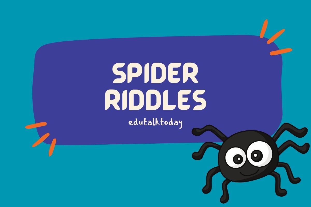 44 Spider Riddles featured image with text - Spider riddles