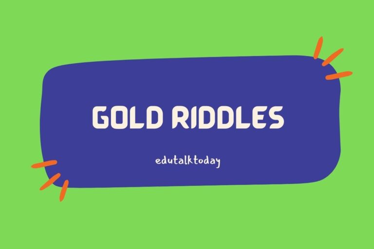 36 Gold Riddles With Answers