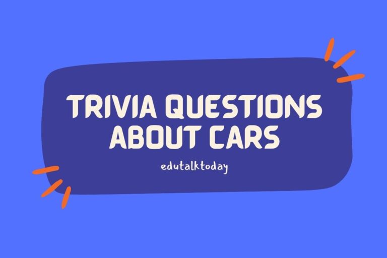 180 Trivia Questions about Cars