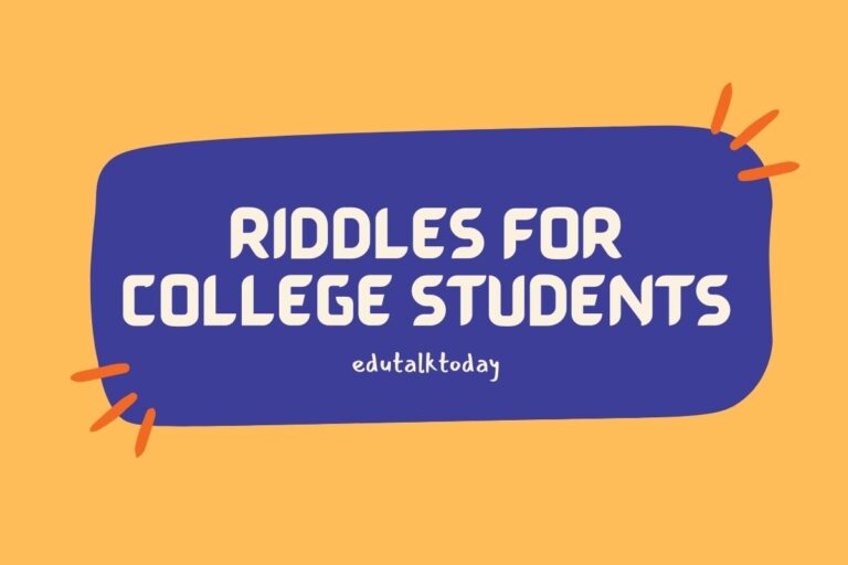 50 Riddles For College Students