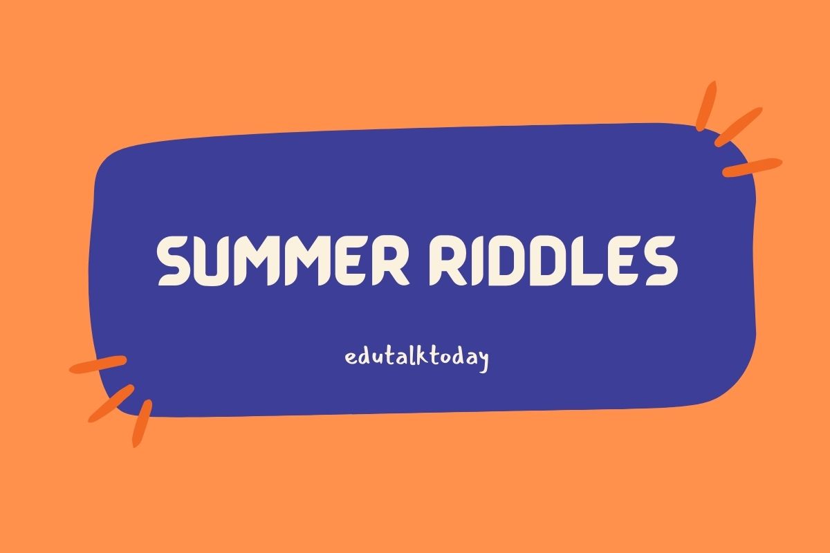 60 Summer Riddles Summer Riddles