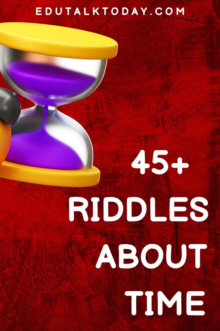 45 Riddles About Time EduTalkToday