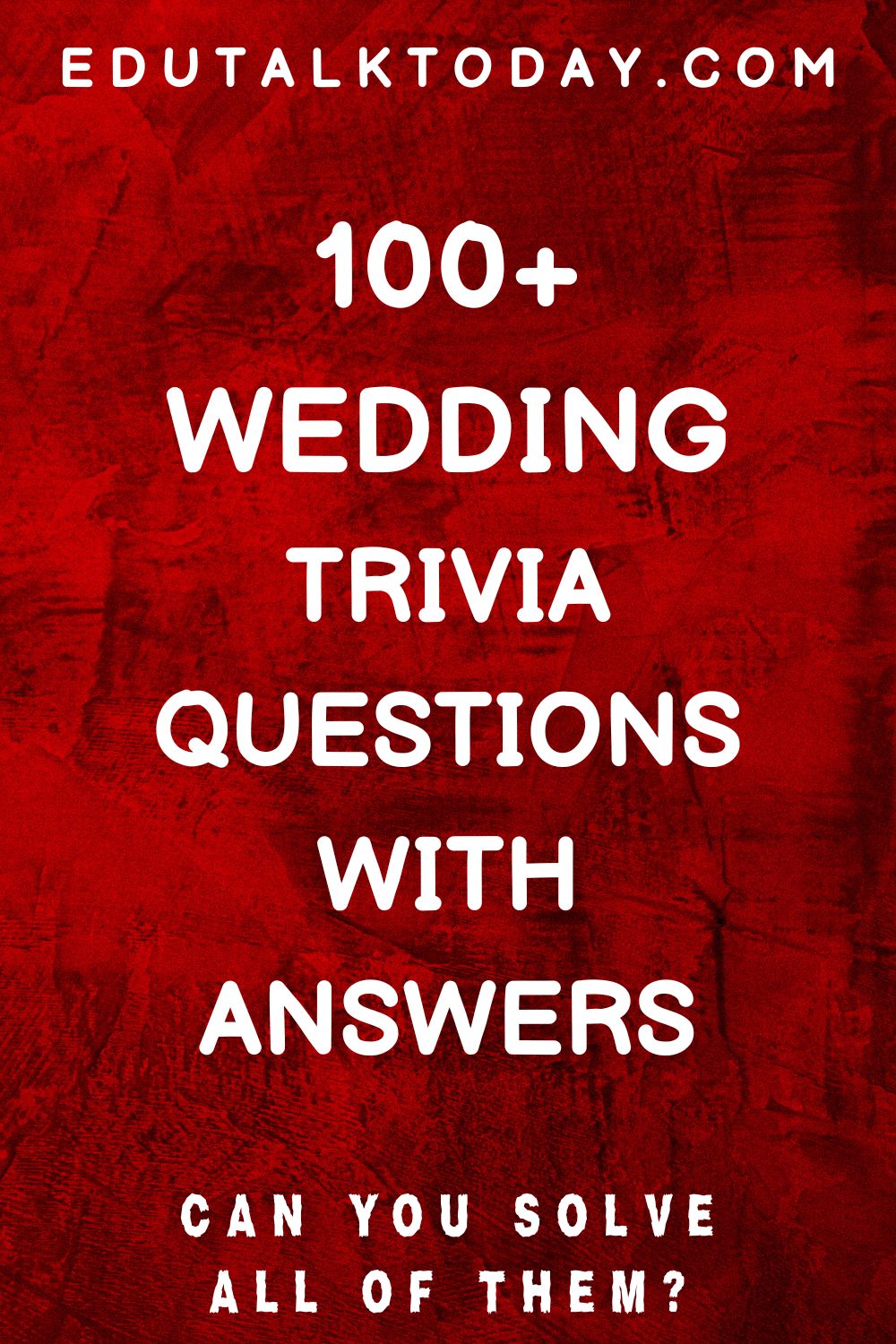 wedding trivia questions with answers