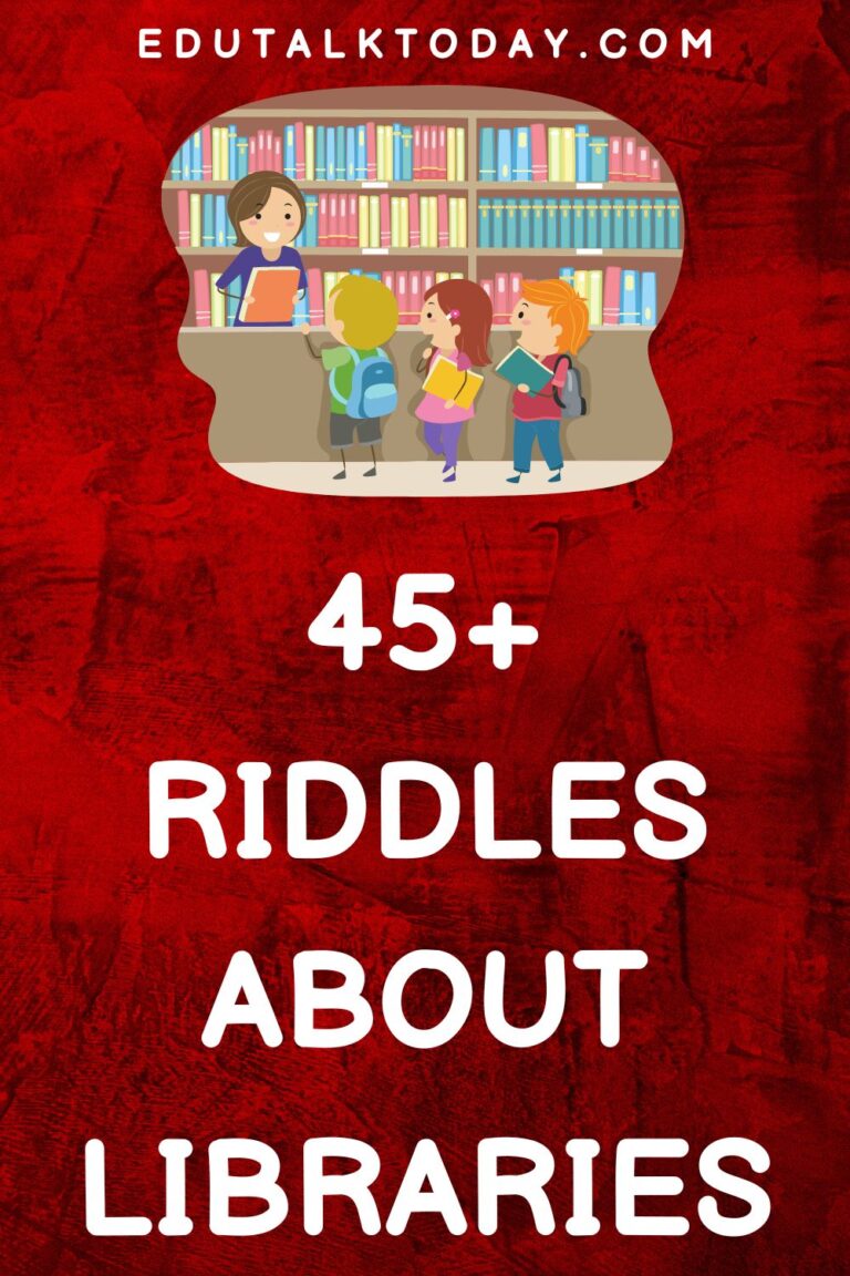 45 Best Riddles about a Library EduTalkToday