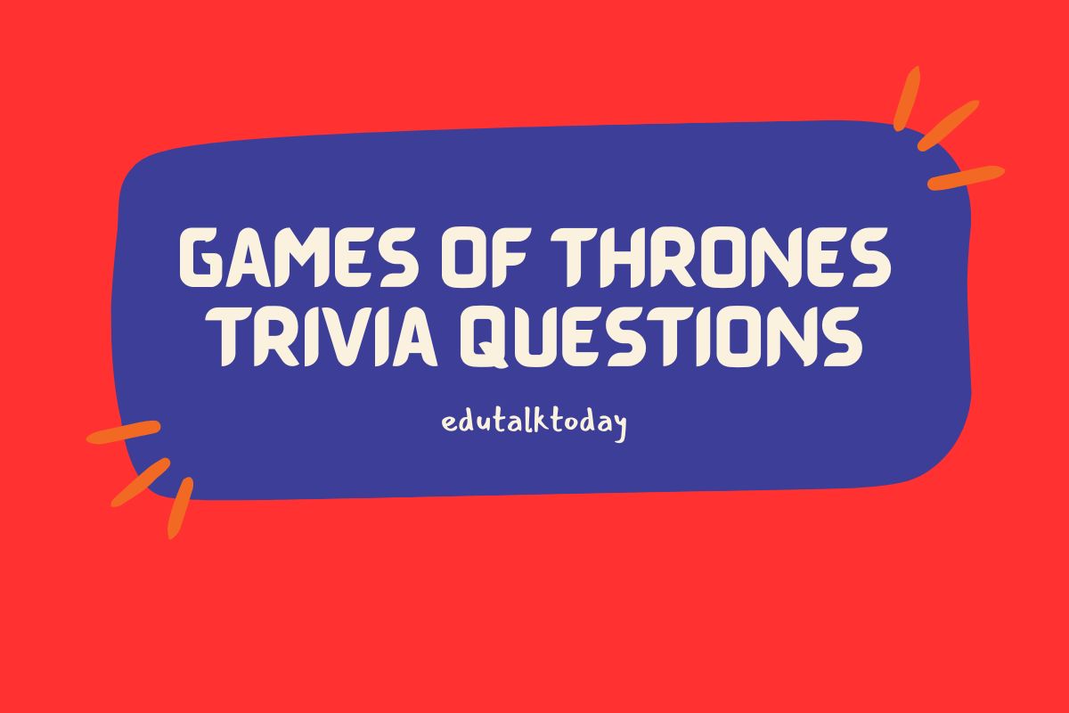 Featured image with text - Game of Thrones Trivia Questions