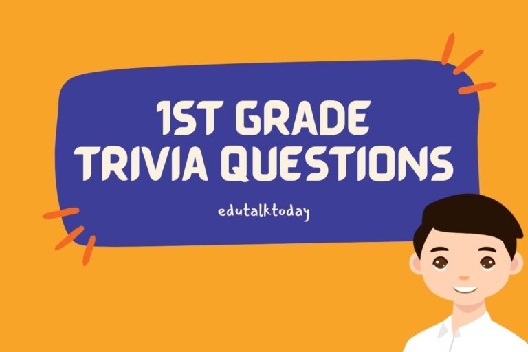 35 Trivia Questions for 1st Graders