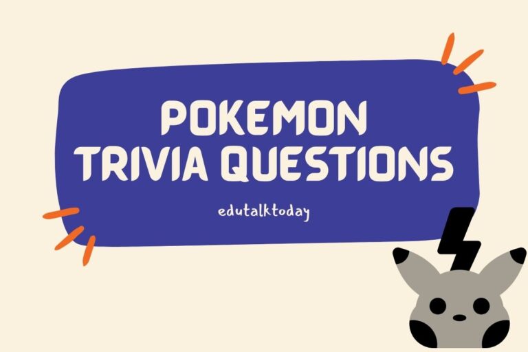 36 Pokemon Trivia Questions
