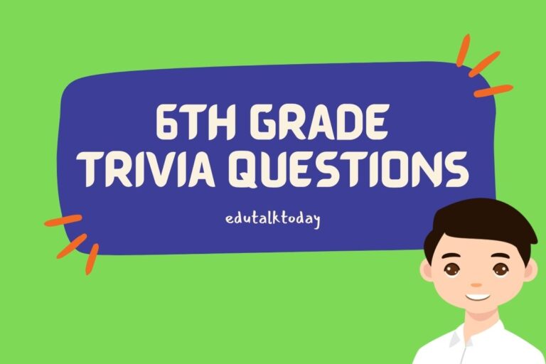 36 6th Grade Trivia Questions