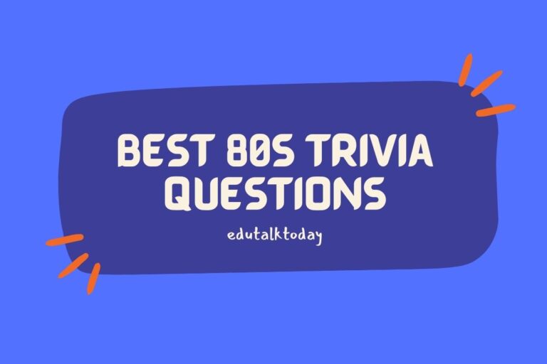 50 Best 80s Trivia Questions