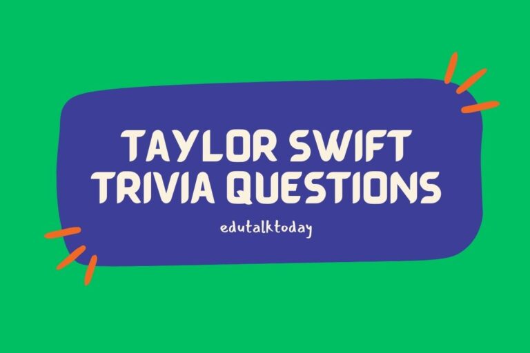 36 Taylor Swift Trivia Questions