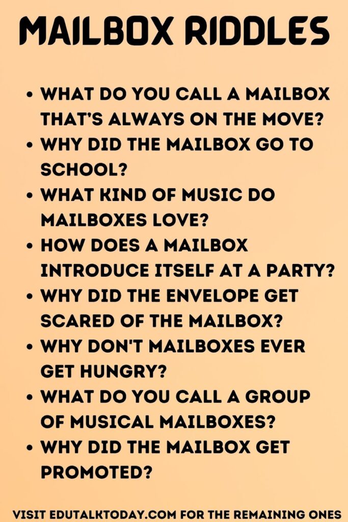 Mailbox Riddles