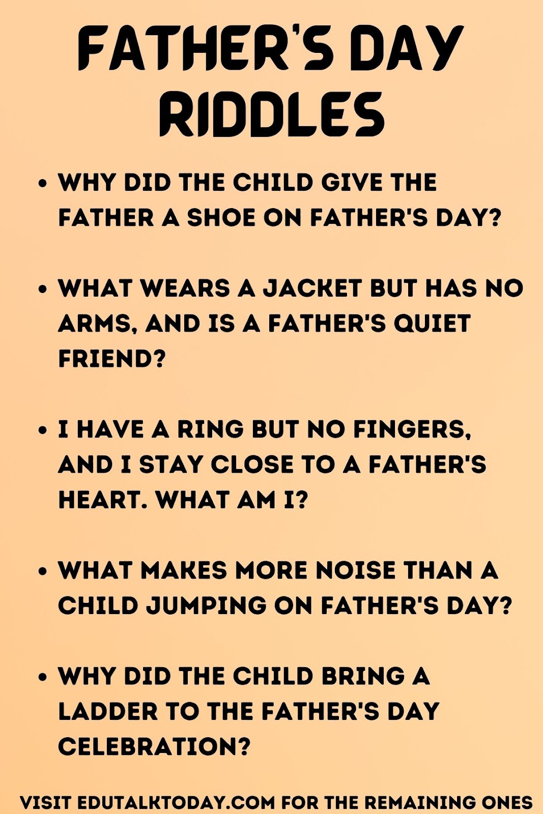 40 Father's Day Riddles - EduTalkToday