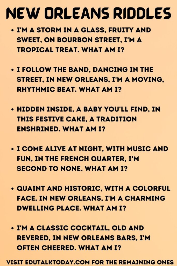 new orleans riddles
