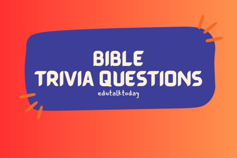 38 Bible Trivia Questions