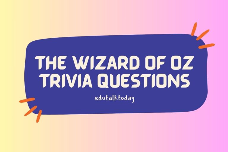 Featured Image With Text - The Wizard of Oz Trivia Questions