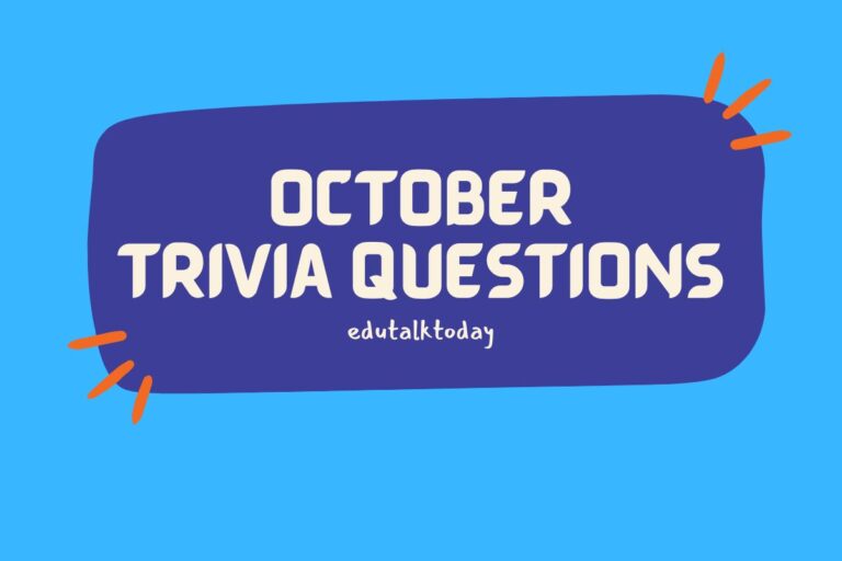 34 October Trivia Questions