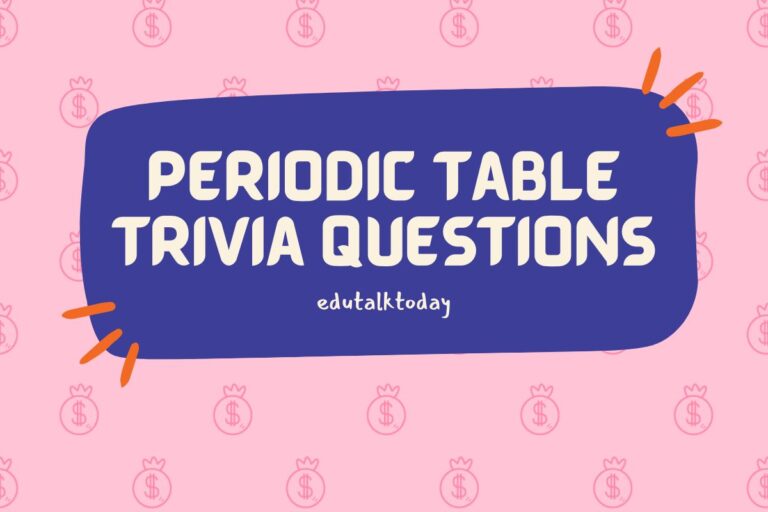 38 Periodic Table Trivia Questions