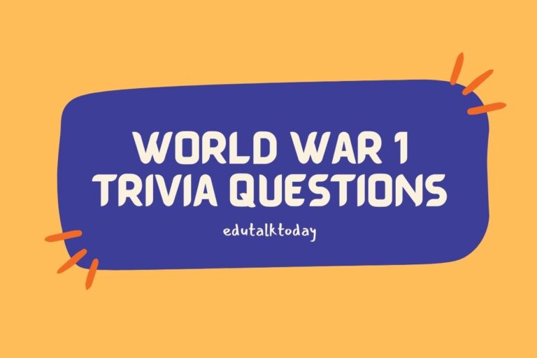 40 World War 1 Trivia Questions