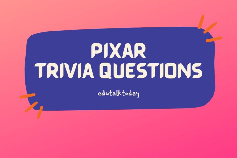 30 Pixar Trivia Questions