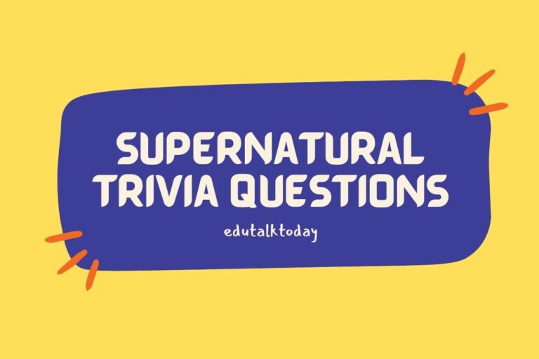 Featured Image With Text - Supernatural Trivia Questions