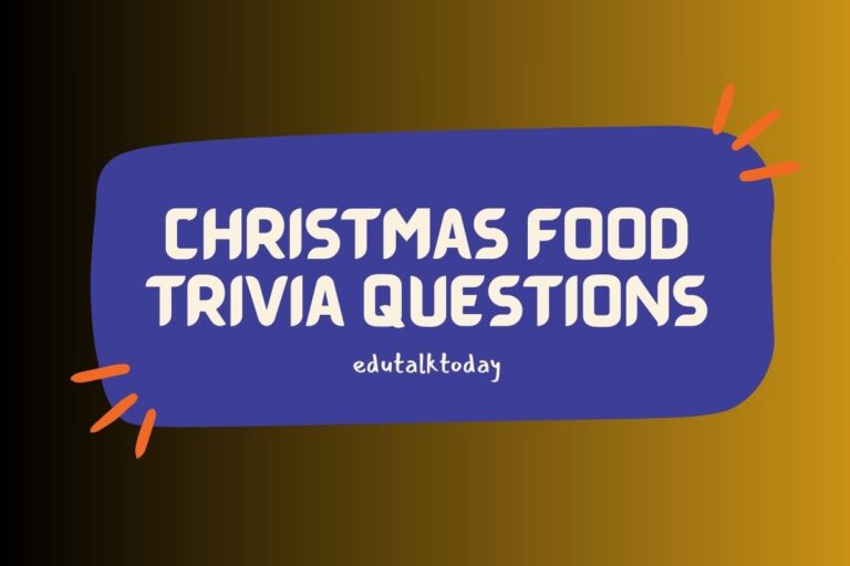Featured Image With Text - Christmas Food Trivia Questions
