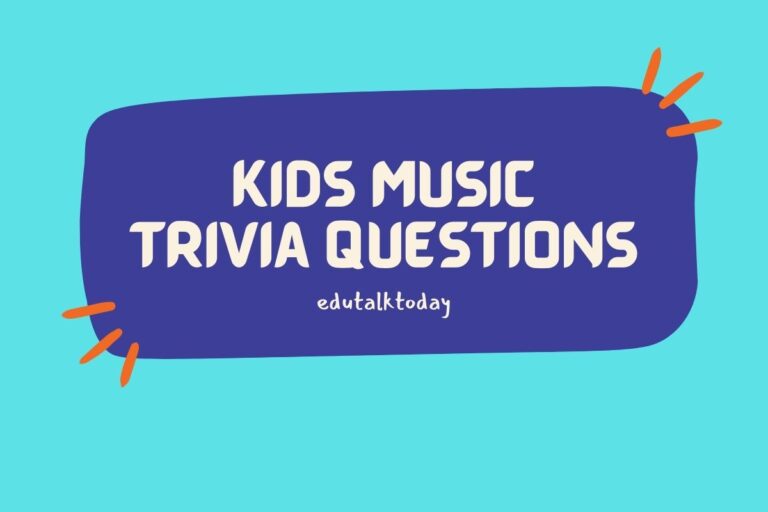 38 Kids Music Trivia Questions