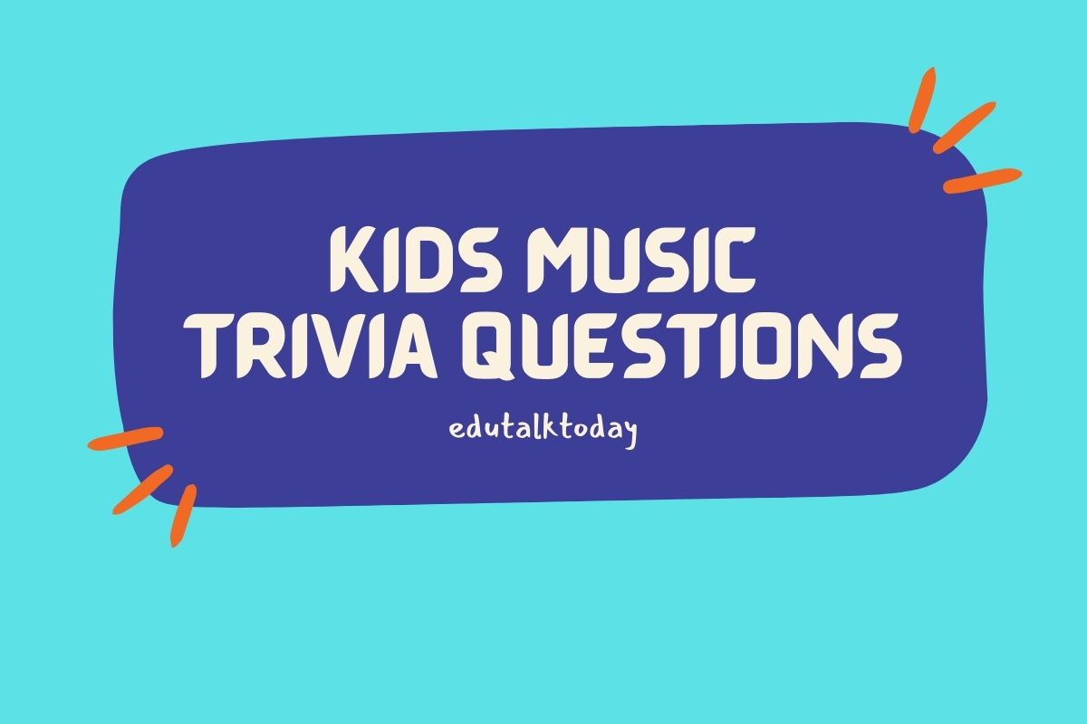 Featured Image with Text - Kids Music Trivia Questions