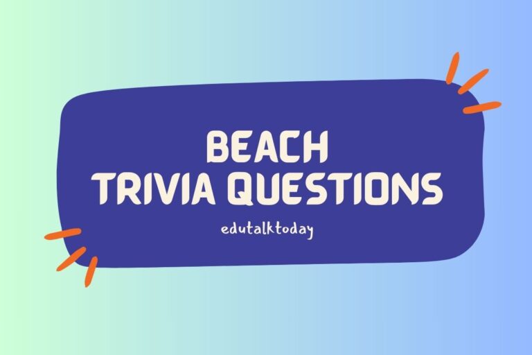 Featured Image With Text - Beach Trivia Questions