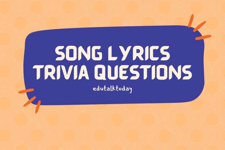 40 Song Lyrics Trivia Questions