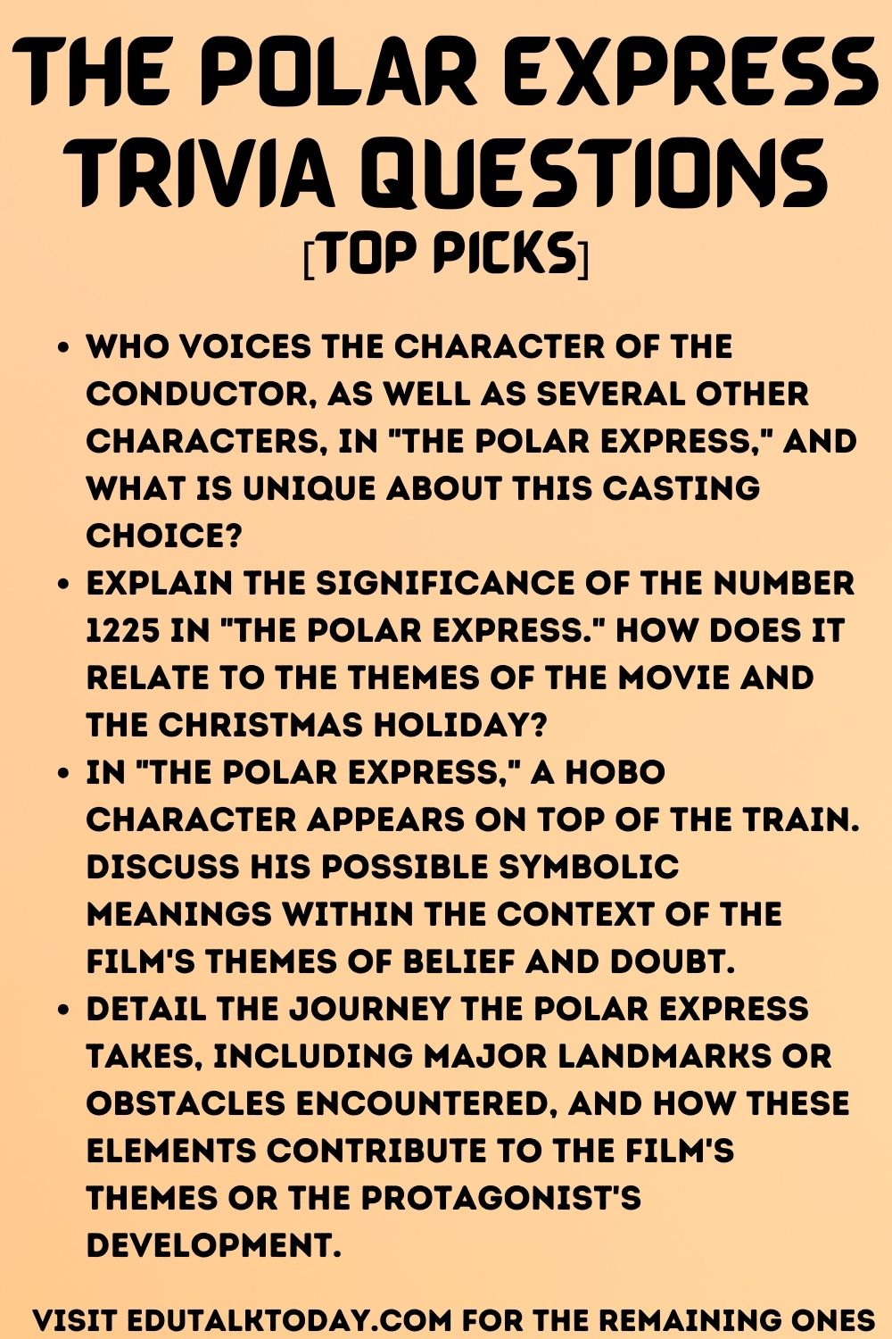 The Polar Express Trivia Questions