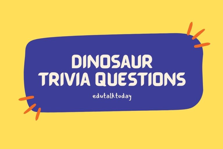 Featured Image with Text - Dinosaur Trivia Questions