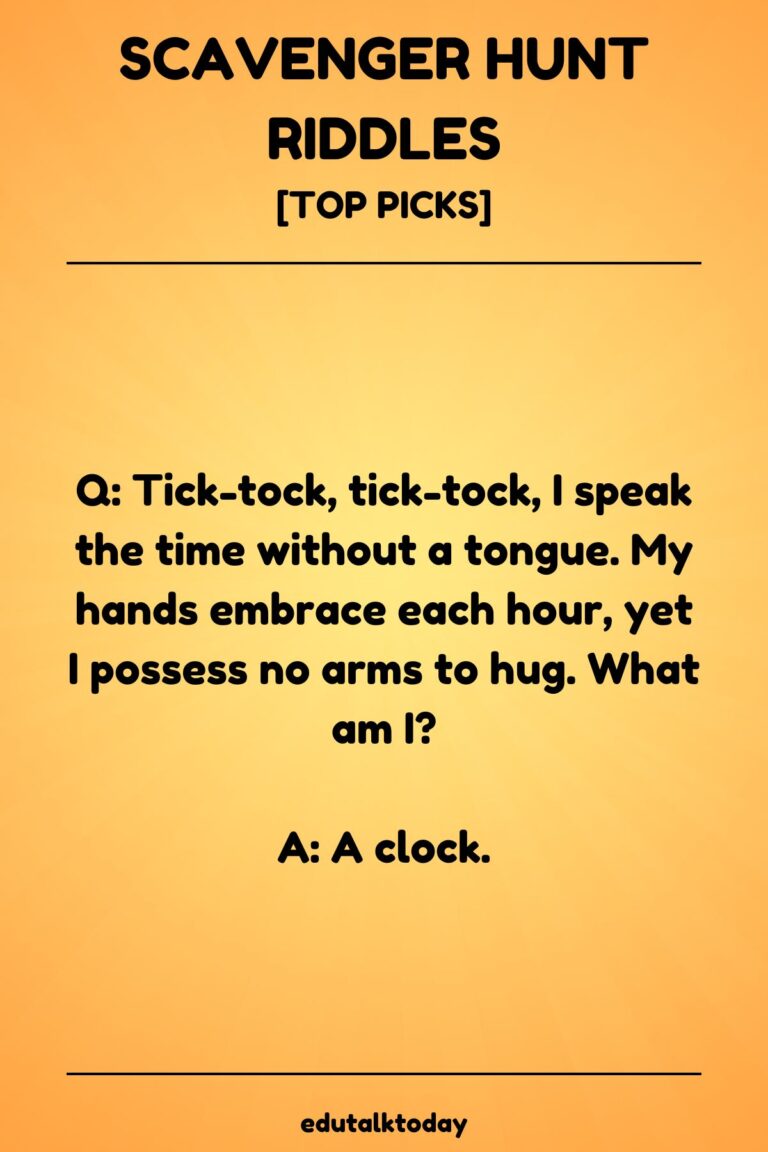 75 Indoor Scavenger Hunt Riddles for Adults - EduTalkToday