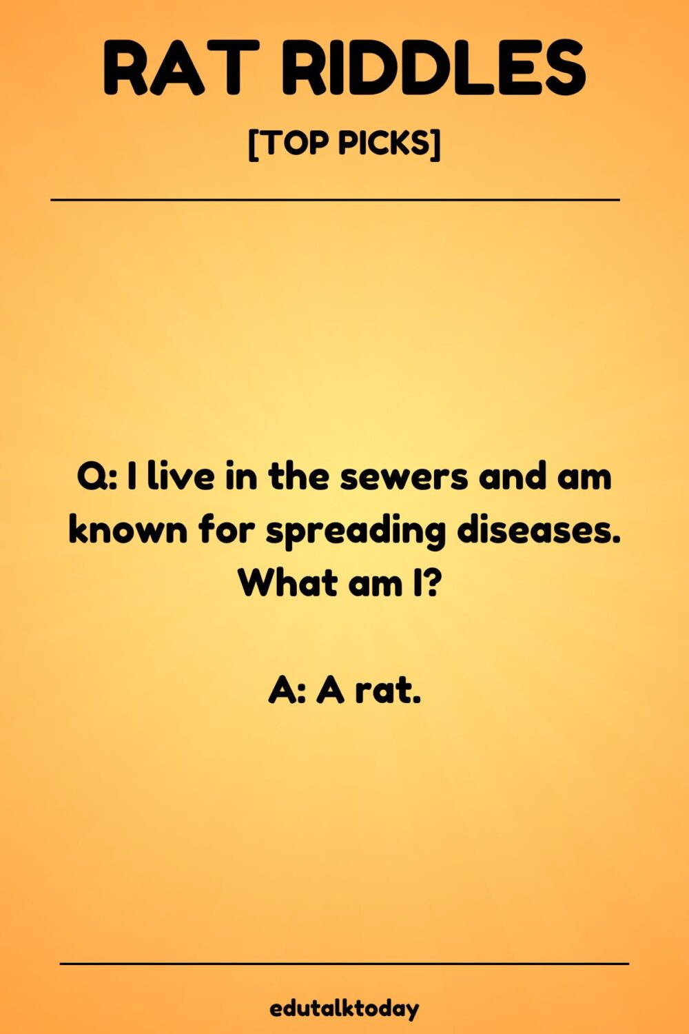 30 Rat Riddles