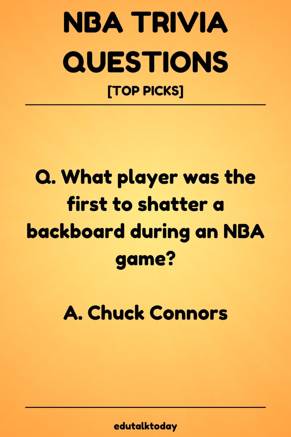 48 NBA Trivia Questions