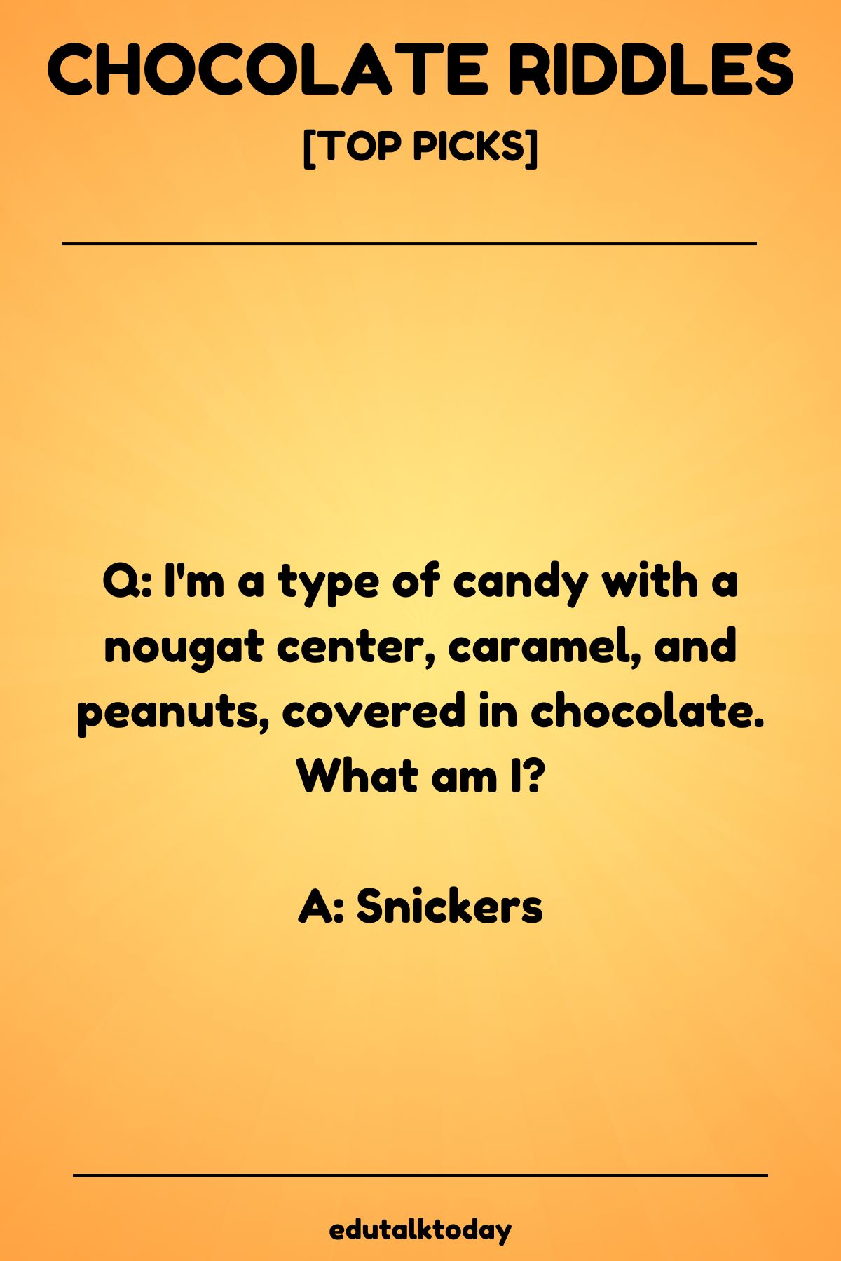 Nutella Riddle 28 Chocolate Riddles with Answers - EduTalkToday