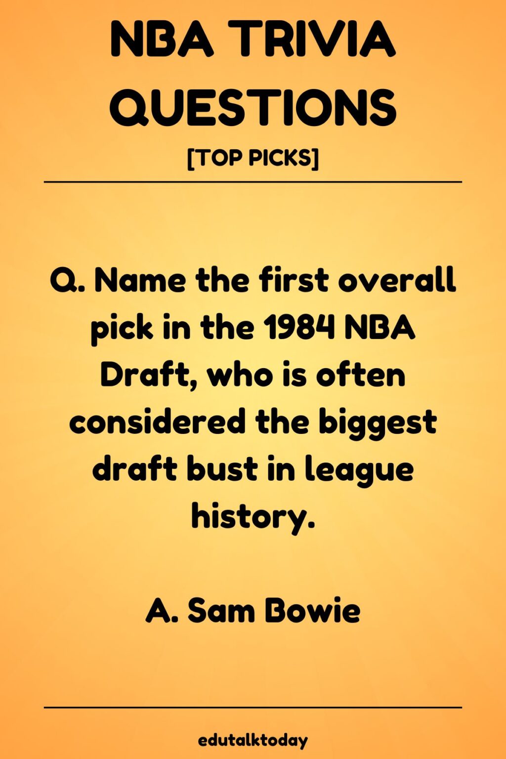 Random Nba Question 48 NBA Trivia Questions - EduTalkToday