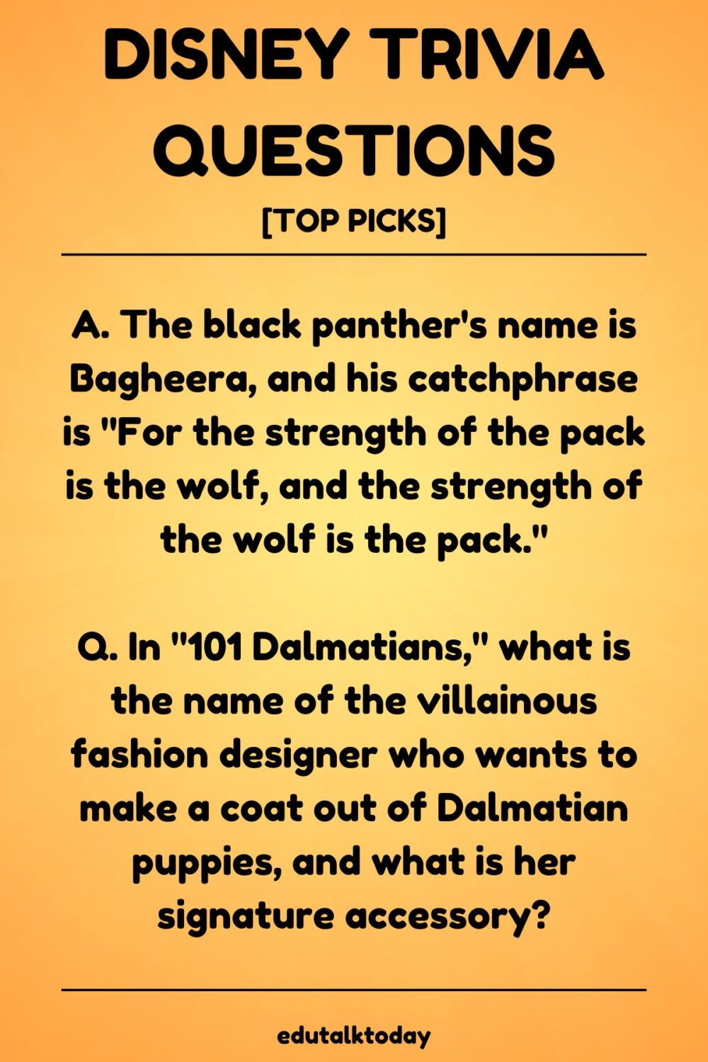 40 Disney Trivia Questions With Answers