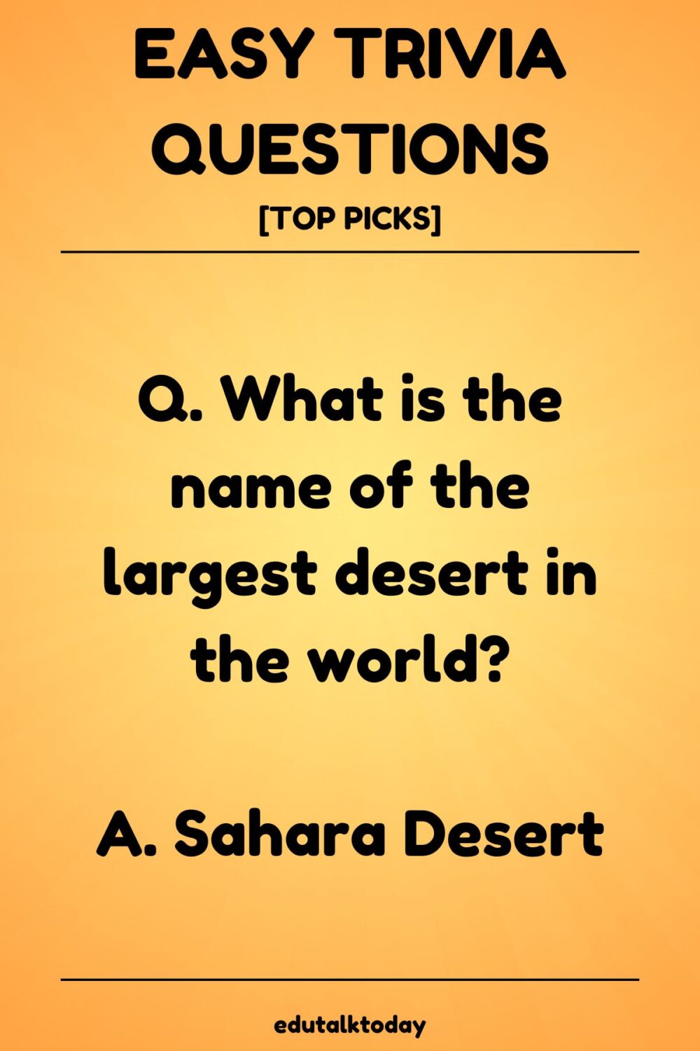52 Easy Trivia Questions For a Perfect Debut