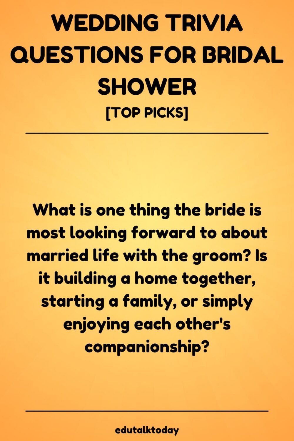 Wedding Trivia Questions For Bridal Shower