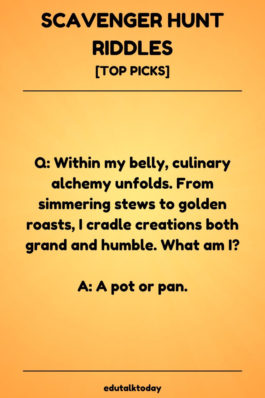75 Indoor Scavenger Hunt Riddles for Adults - EduTalkToday