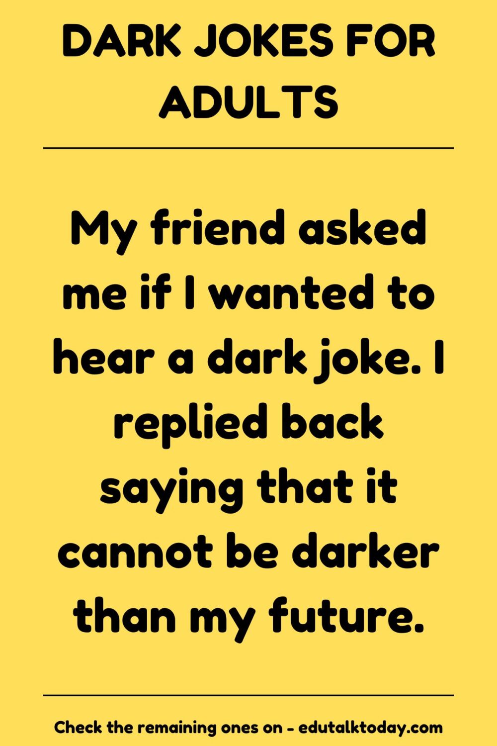 Dark Jokes For Adults