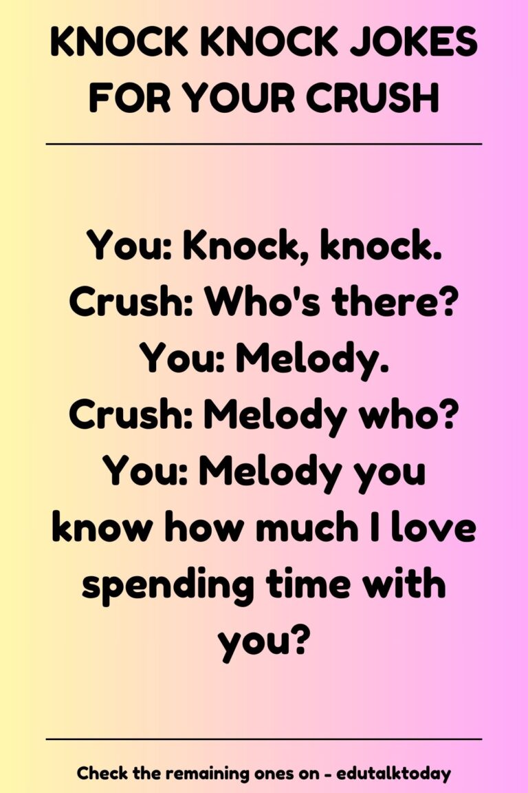 100 Funny Jokes For Your Crush (Includes Flirty, Knock Knock, Corny and ...